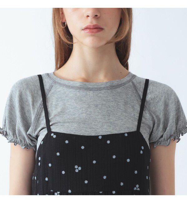 Ray BEAMS 「刺繍 ティアード キャミ ワンピース」|ワンピース|