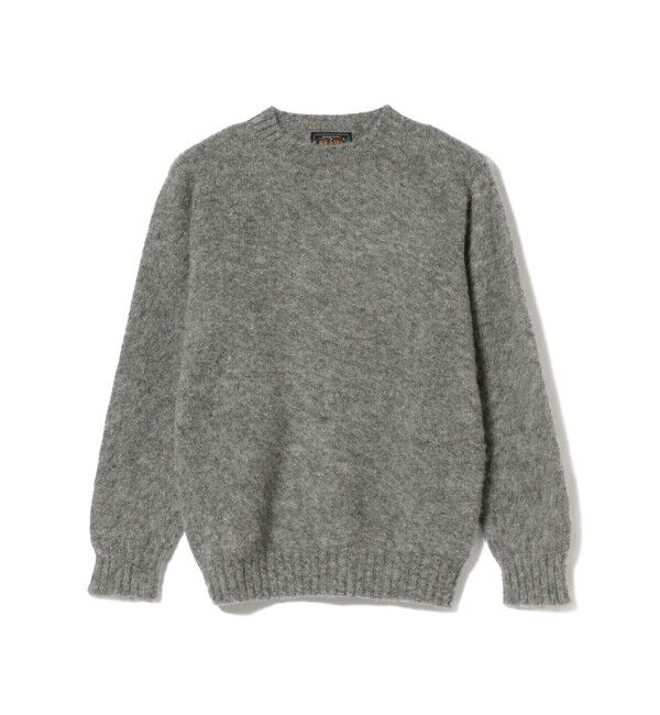 BEAMS PLUS「Shetland Crew」|ニット・セーター|Med_Grey_030