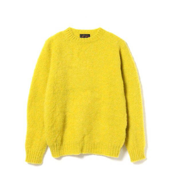 BEAMS PLUS「Shetland Crew」|ニット・セーター|Pistachio_417
