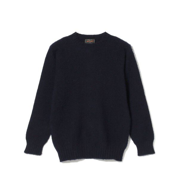 BEAMS PLUS「Shetland Crew」|ニット・セーター|New_Navy_183