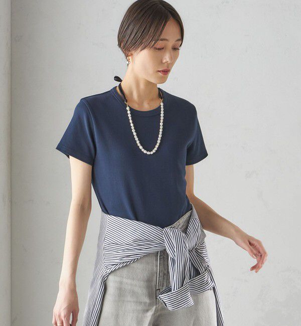 SHIPS for women「オーガニック コットン スムース TEE」|Tシャツ・カットソー|