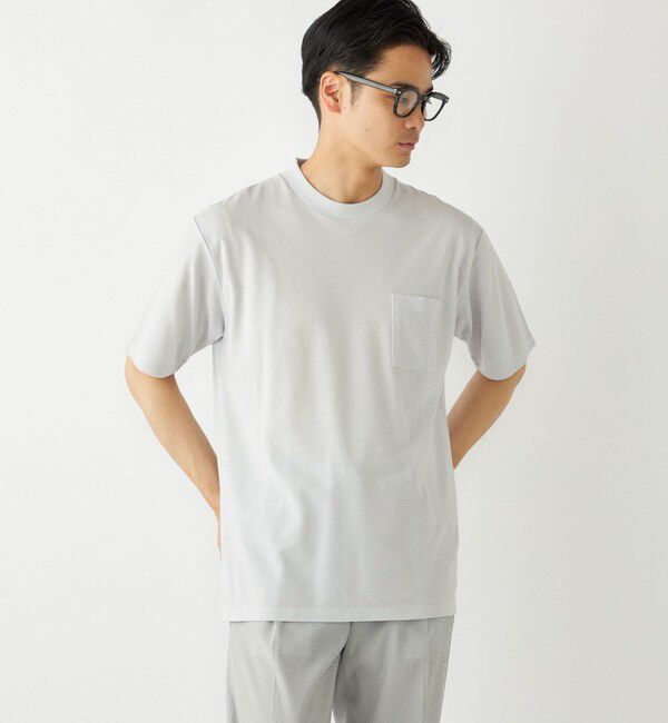 SHIPS Colors 「SHIPS Colors:〈吸水速乾〉リネンブレンド カノコ ビズ Tシャツ◇」|Tシャツ・カットソー|