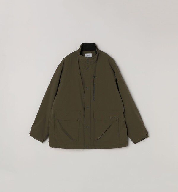 SHIPS any「SHIPS any:〈撥水/防風等〉多機能 中綿 2トーン スタンド ブルゾン 25AW◇」|ダウン|