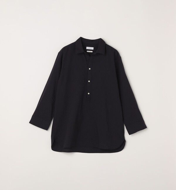 SHIPS any「SHIPS any:〈洗濯機可能〉コットン/リネン 7分袖 スキッパー プルオーバー シャツ 26SS◇」|シャツ・ブラウス|