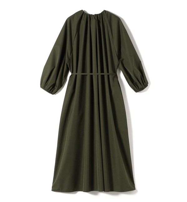 SHIPS for women「SHIPS Primary Navy Label:〈手洗い可能〉撥水 羽織 ギャザー ワンピース」|ワンピース|