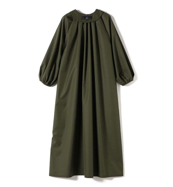 SHIPS for women「SHIPS Primary Navy Label:〈手洗い可能〉撥水 羽織 ギャザー ワンピース」|ワンピース|