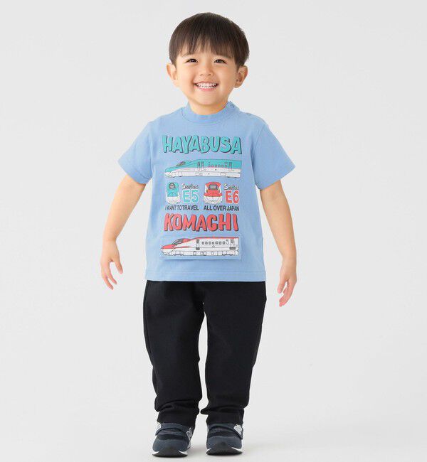 SHIPS Colors 「SHIPS Colors:90～130cm /〈洗濯機可能〉新幹線 プリント Tシャツ◇」|Tシャツ・カットソー|