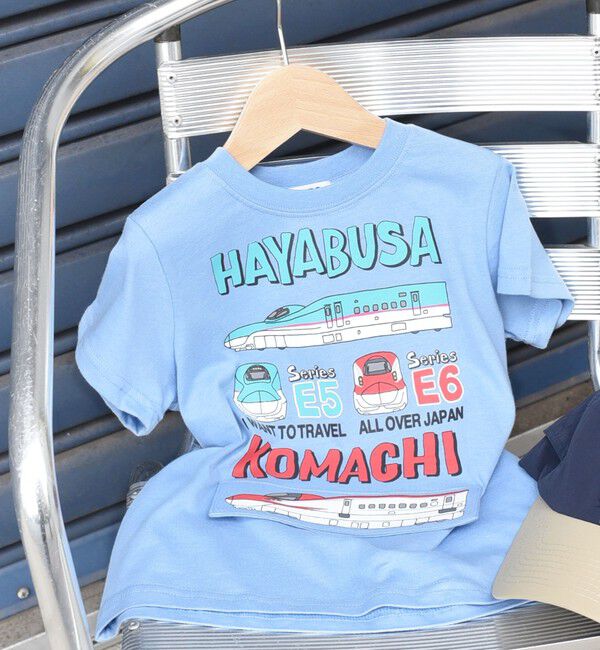 SHIPS Colors 「SHIPS Colors:90～130cm /〈洗濯機可能〉新幹線 プリント Tシャツ◇」|Tシャツ・カットソー|