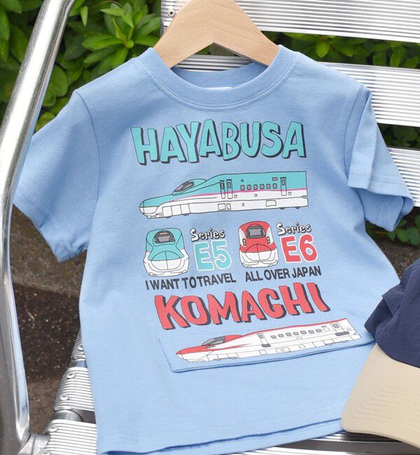 SHIPS Colors 「SHIPS Colors:90～130cm /〈洗濯機可能〉新幹線 プリント Tシャツ◇」|Tシャツ・カットソー|
