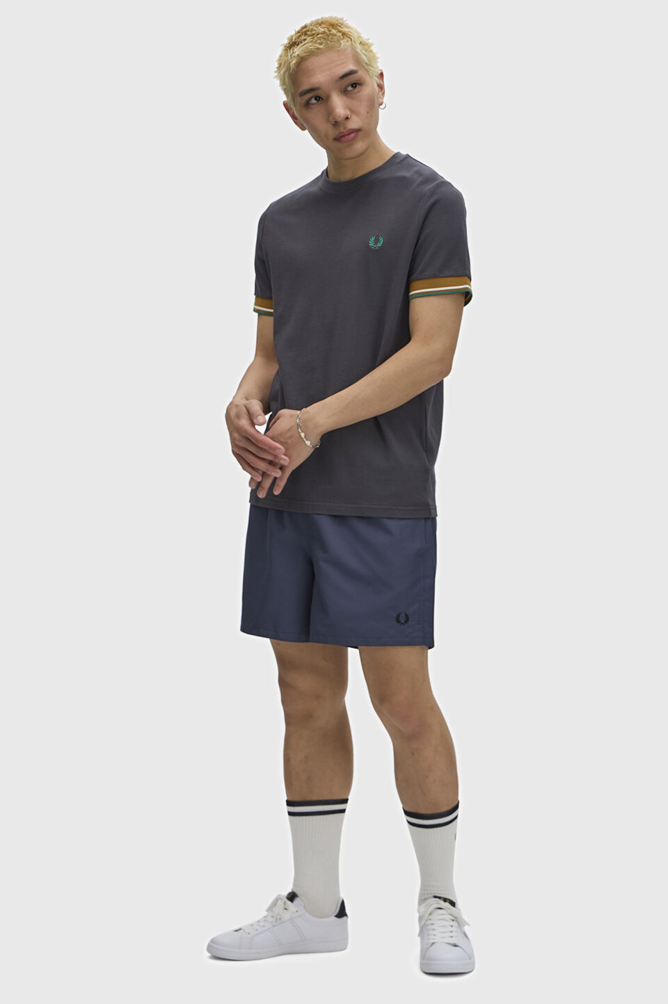 FRED PERRY 「FRED PERRY／Twin Tipped Cuff T-Shirt／ツインティップカフスTシャツ」|Tシャツ・カットソー|