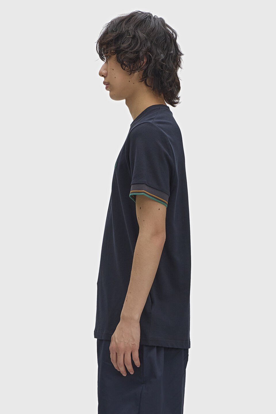 FRED PERRY 「FRED PERRY／Twin Tipped Cuff T-Shirt／ツインティップカフスTシャツ」|Tシャツ・カットソー|