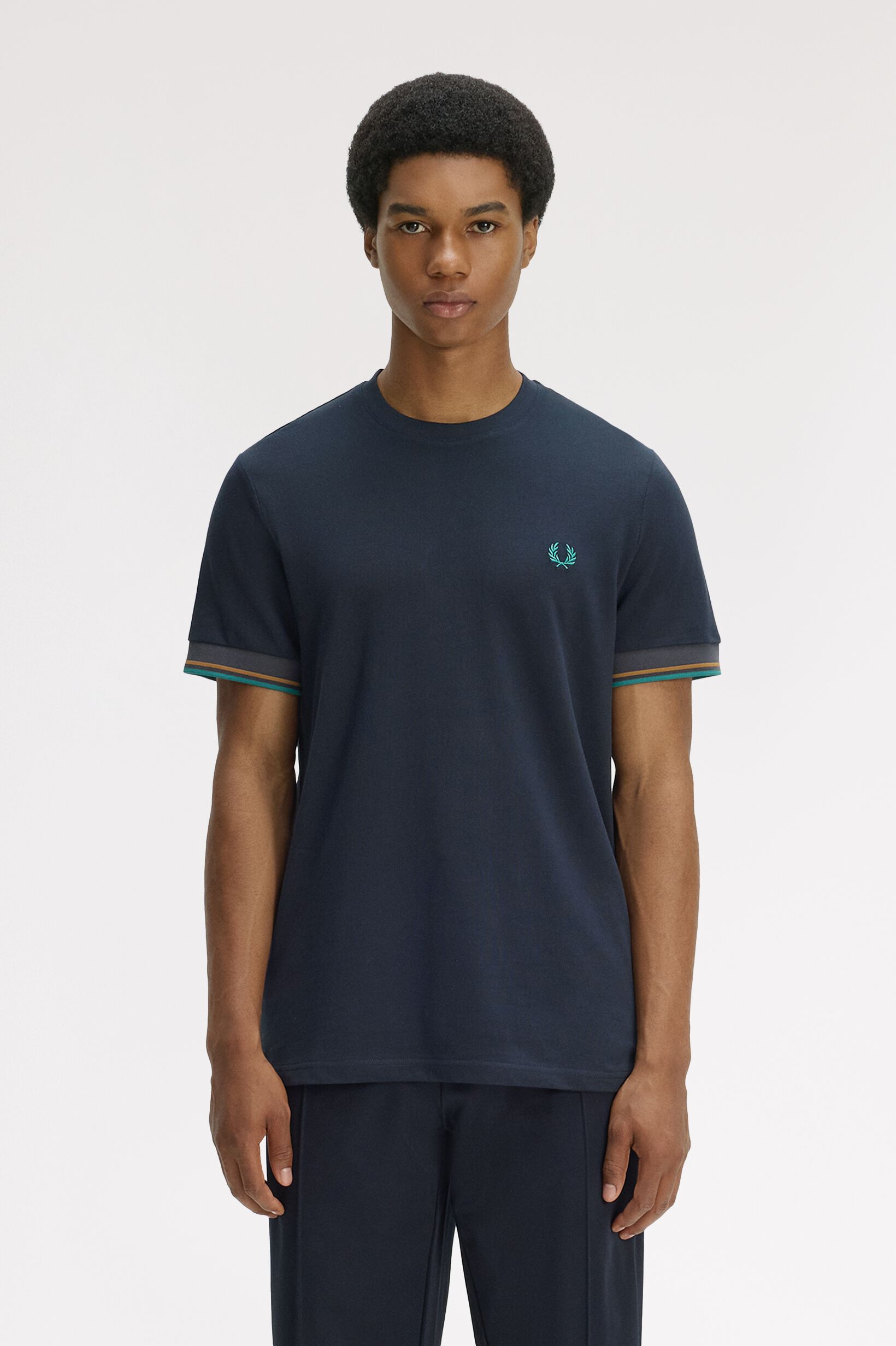 FRED PERRY 「FRED PERRY／Twin Tipped Cuff T-Shirt／ツインティップカフスTシャツ」|Tシャツ・カットソー|