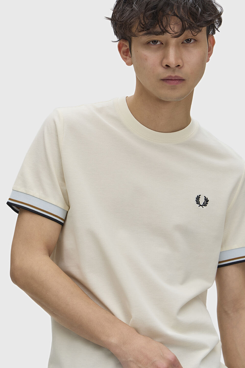 FRED PERRY 「FRED PERRY／Twin Tipped Cuff T-Shirt／ツインティップカフスTシャツ」|Tシャツ・カットソー|