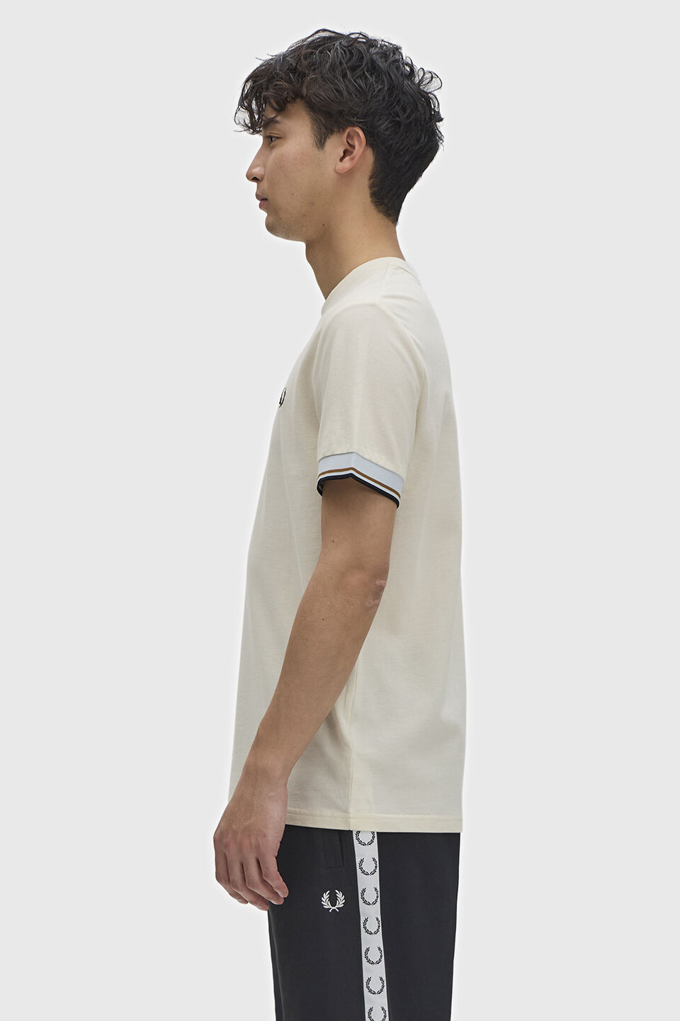 FRED PERRY 「FRED PERRY／Twin Tipped Cuff T-Shirt／ツインティップカフスTシャツ」|Tシャツ・カットソー|