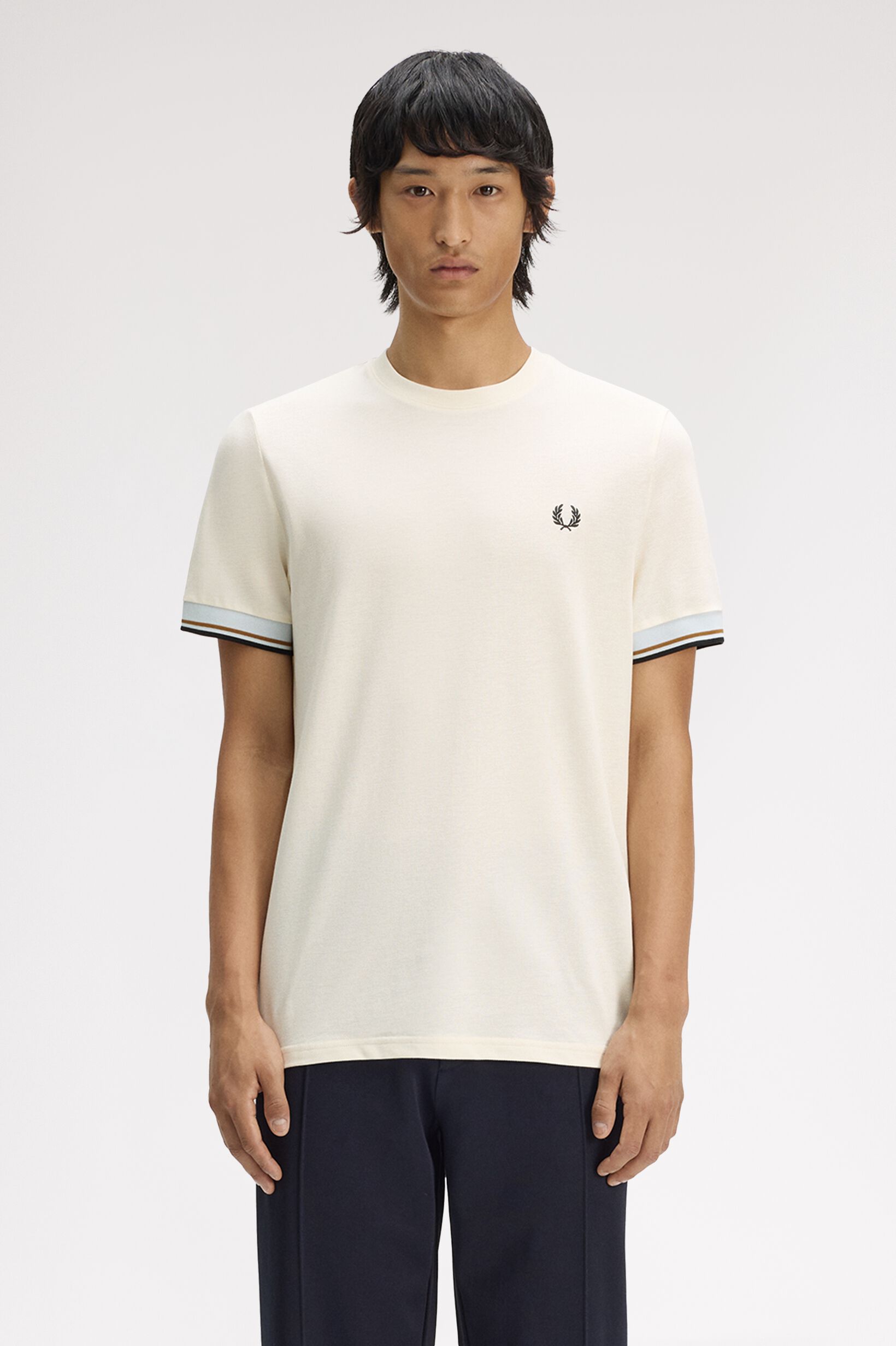 FRED PERRY 「FRED PERRY／Twin Tipped Cuff T-Shirt／ツインティップカフスTシャツ」|Tシャツ・カットソー|