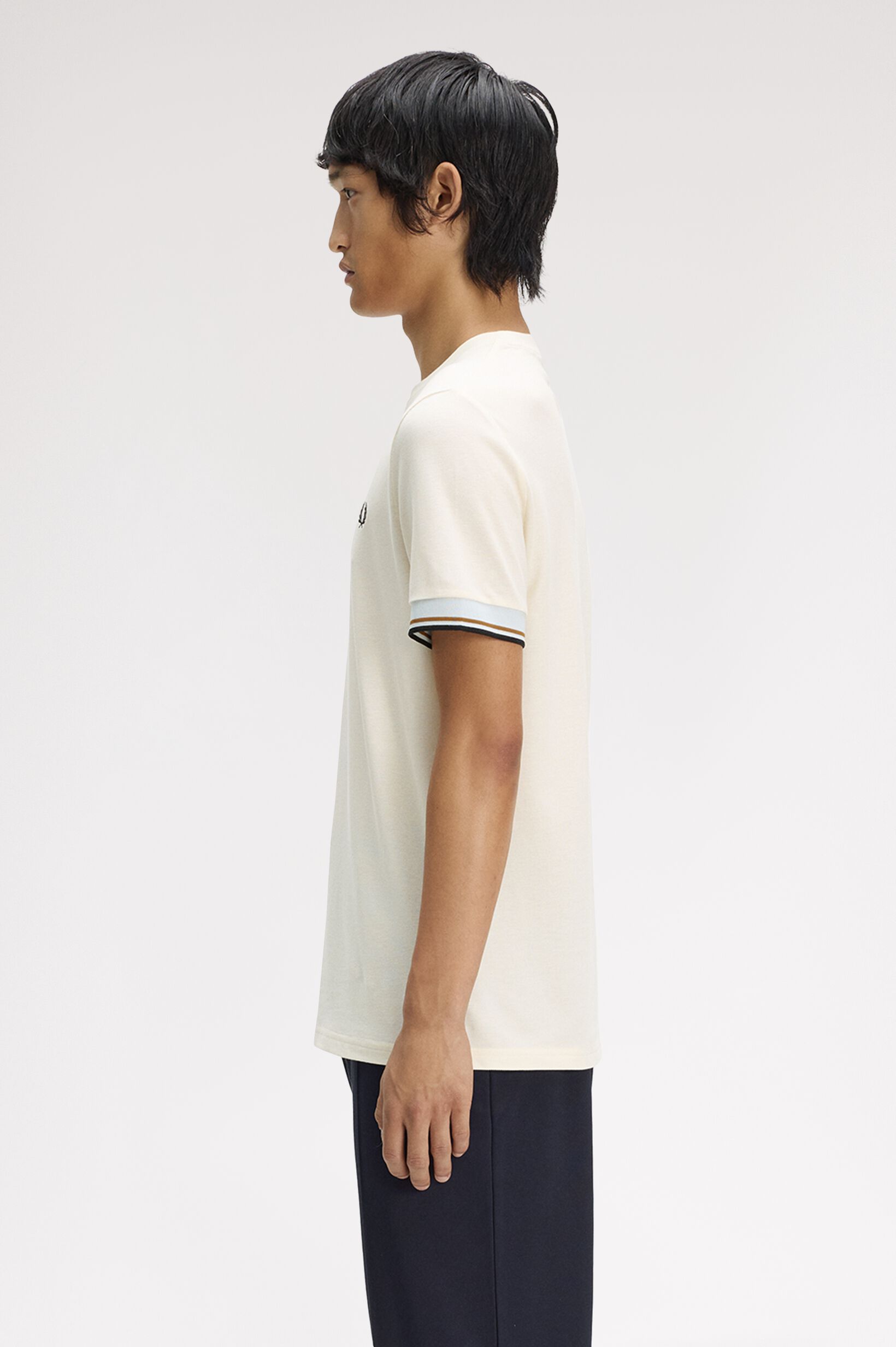 FRED PERRY 「FRED PERRY／Twin Tipped Cuff T-Shirt／ツインティップカフスTシャツ」|Tシャツ・カットソー|