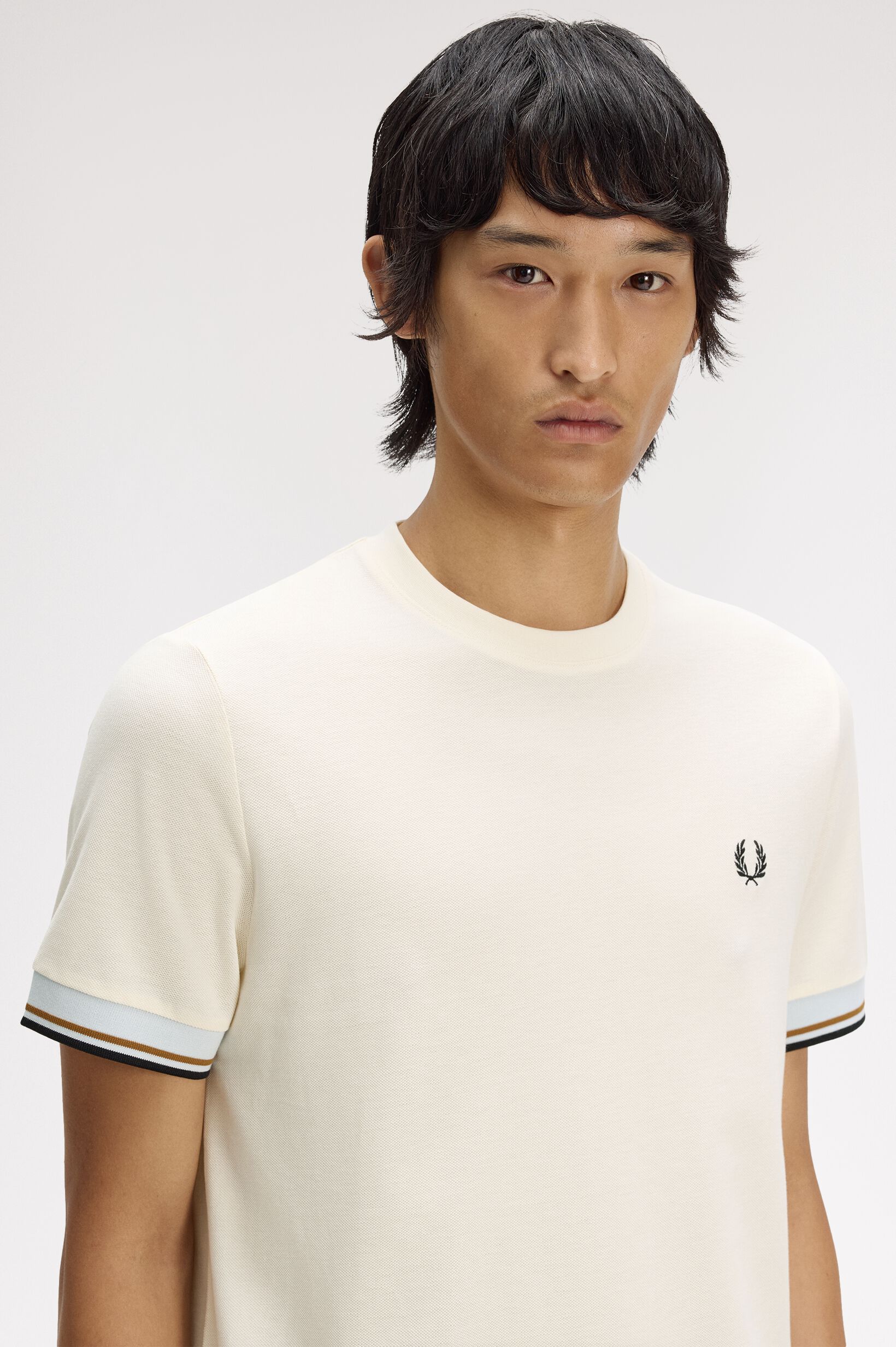 FRED PERRY 「FRED PERRY／Twin Tipped Cuff T-Shirt／ツインティップカフスTシャツ」|Tシャツ・カットソー|