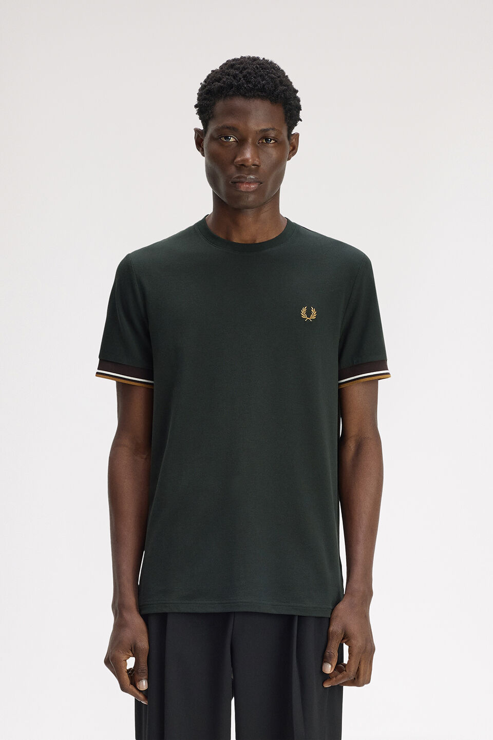 FRED PERRY 「FRED PERRY／Twin Tipped Cuff T-Shirt／ツインティップカフスTシャツ」|Tシャツ・カットソー|