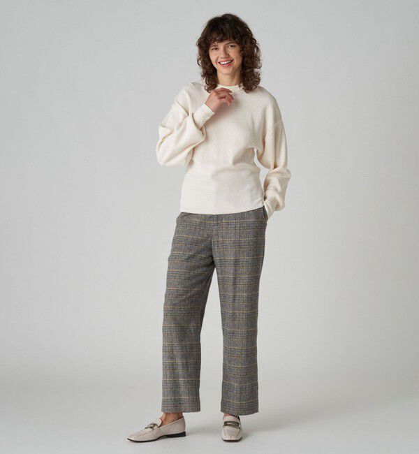 MACPHEE「エコテックウールストレッチ イージーストレートパンツ」|その他|