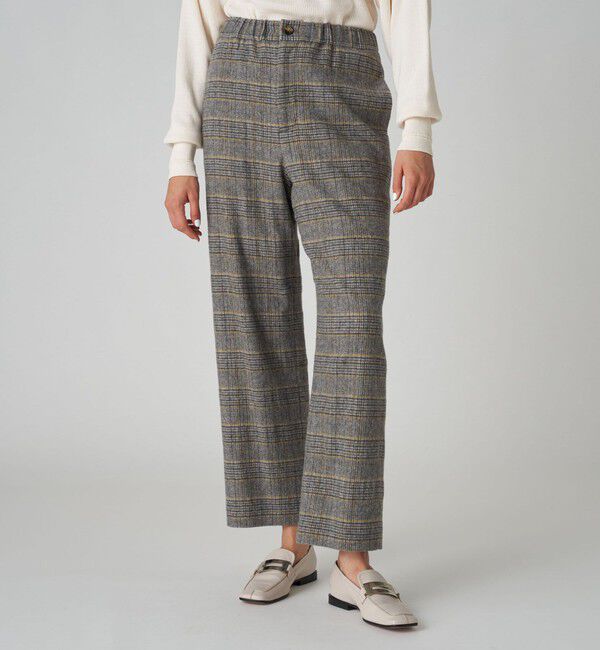 MACPHEE「エコテックウールストレッチ イージーストレートパンツ」|その他|
