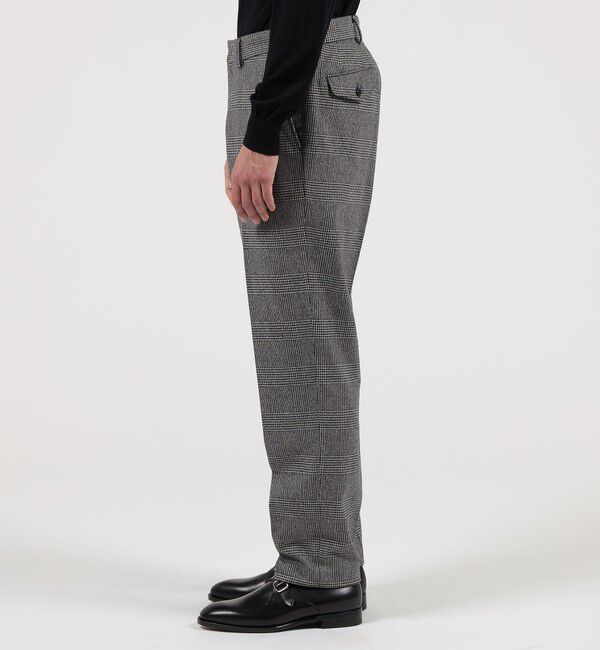 TOMORROWLAND MENS「カレッジフランネルウール ノープリーツスラックス」|スラックス|