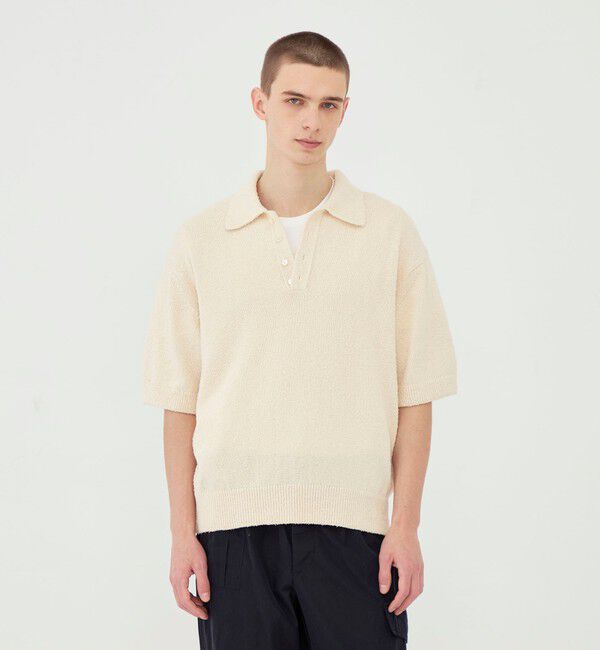 GALERIE VIE「スナールヤーン ポロカラープルオーバー」|ニット・セーター|