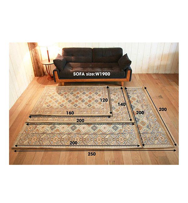journal standard Furniture「FERNERO RUG 200x200　フェルネロラグ」|その他|