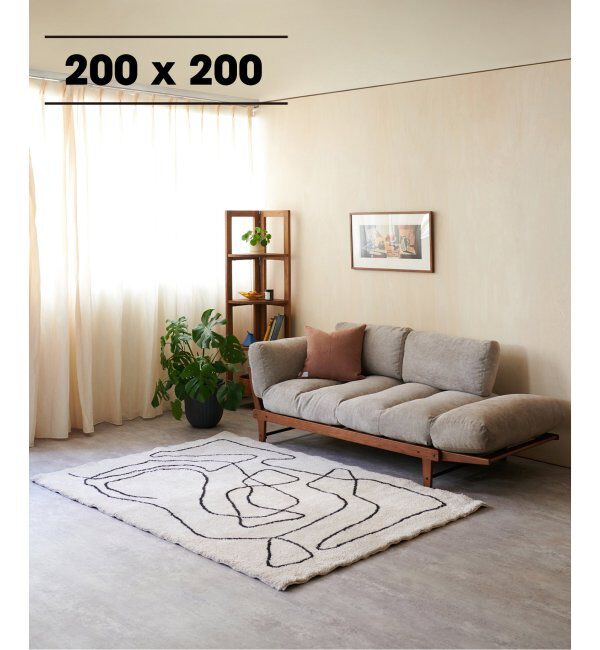 journal standard Furniture「FERNERO RUG 200x200　フェルネロラグ」|その他|ナチュラル