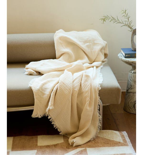 journal standard Furniture「BACKTO MUSLIN THROW　スローケット」|ブランケット|