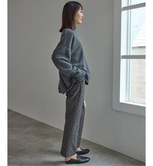 SLOBE IENA「《吸湿発熱/WEBのみ4サイズ展開》CIRCULATE WARM スティックパンツ」|スラックス|