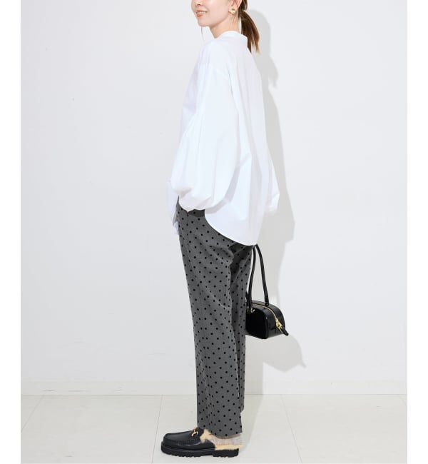 SLOBE IENA「《吸湿発熱/WEBのみ4サイズ展開》CIRCULATE WARM スティックパンツ」|スラックス|