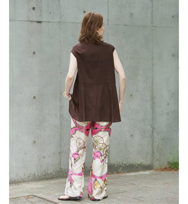 VERMEIL par iena「ピンタックノースリーブブラウス」|シャツ・ブラウス|