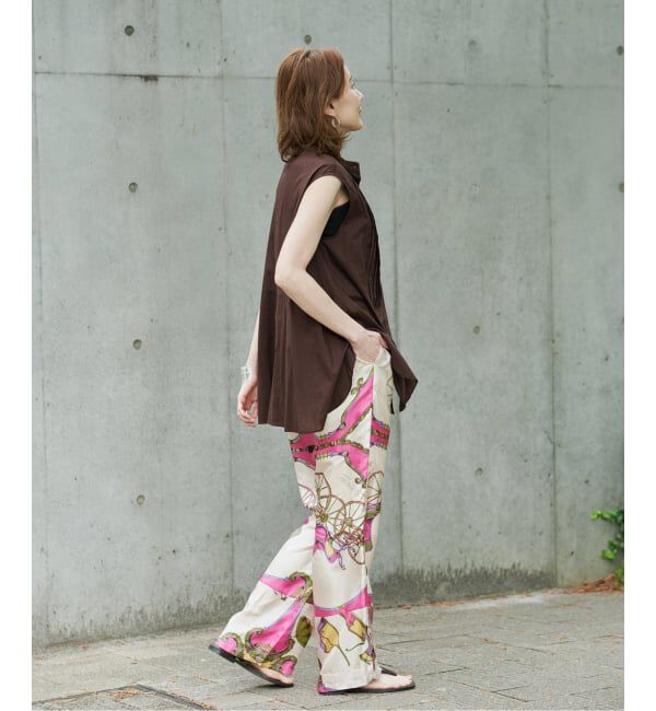 VERMEIL par iena「ピンタックノースリーブブラウス」|シャツ・ブラウス|