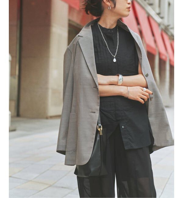 VERMEIL par iena「ピンタックノースリーブブラウス」|シャツ・ブラウス|