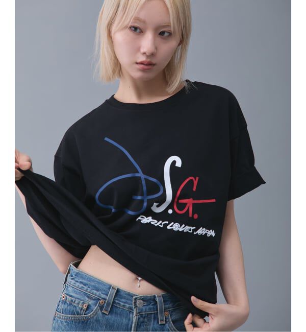 Paris Saint-Germain「【Futura &times; Paris Saint-Germain】グラフィックプリント Tシャツ」|Tシャツ・カットソー|ブラック