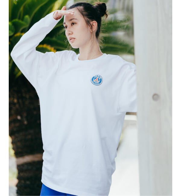 Paris Saint-Germain「【Paris Saint-Germain / パリ・サン＝ジェルマン】 JP EMBLEM L/S」|Tシャツ・カットソー|ホワイト