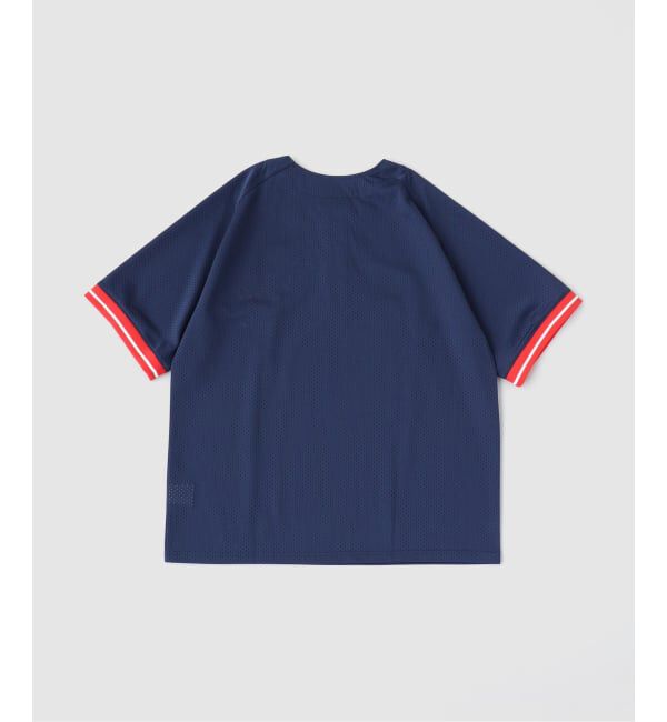 PULP「AFB / エーエフビー HALF BUTTON UP MESH TEE」|Tシャツ・カットソー|
