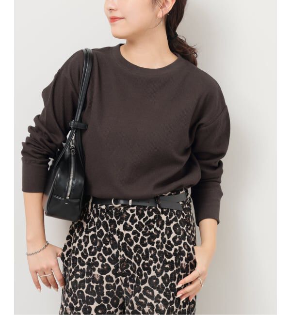 JOURNAL STANDARD relume「《追加2》TCワッフルロングスリーブTシャツ」|Tシャツ・カットソー|ブラウン A