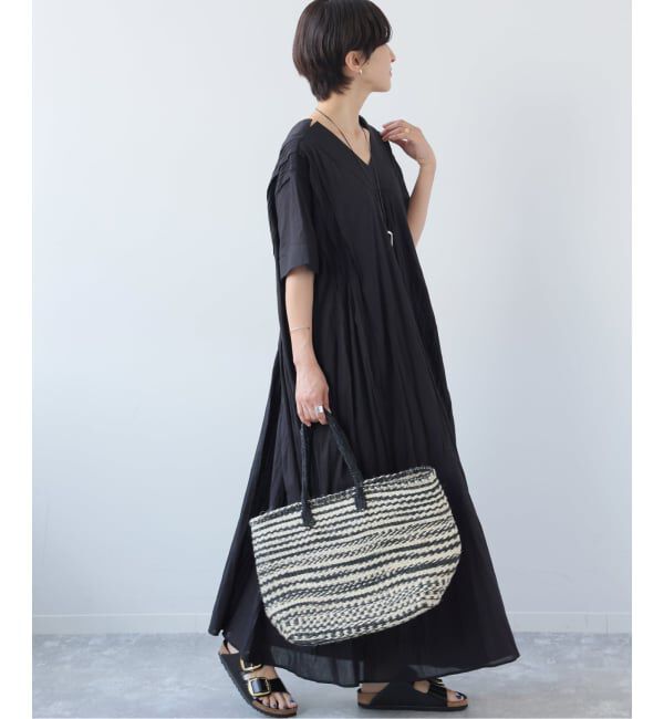 JOURNAL STANDARD relume「《追加 / 新色》コットンボイルクリンクルタックカフタンワンピース」|ワンピース|