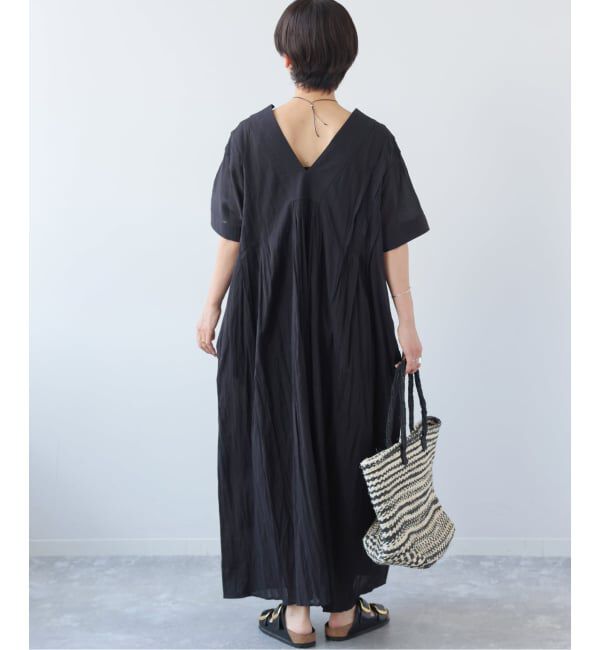 JOURNAL STANDARD relume「《追加 / 新色》コットンボイルクリンクルタックカフタンワンピース」|ワンピース|