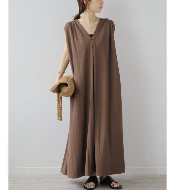 JOURNAL STANDARD relume「Vネックタックギャザーワンピース」|ワンピース|