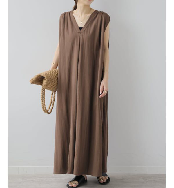 JOURNAL STANDARD relume「Vネックタックギャザーワンピース」|ワンピース|