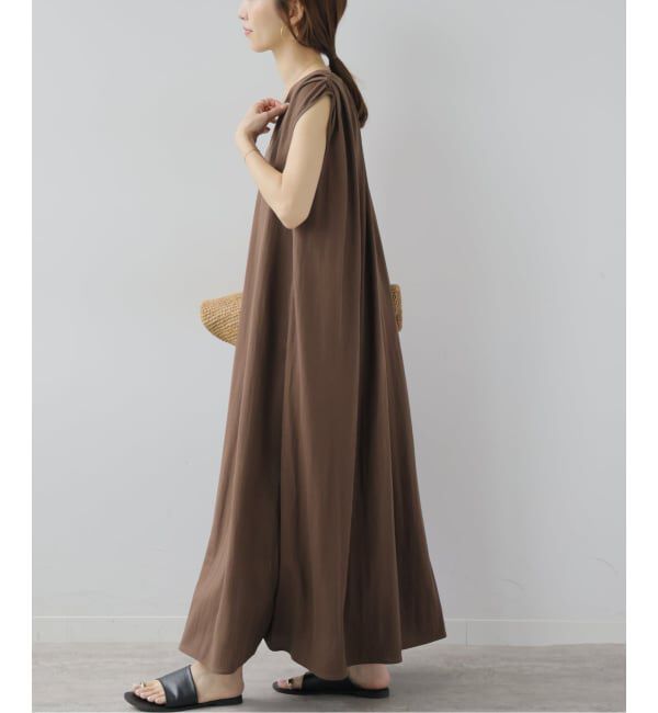 JOURNAL STANDARD relume「Vネックタックギャザーワンピース」|ワンピース|