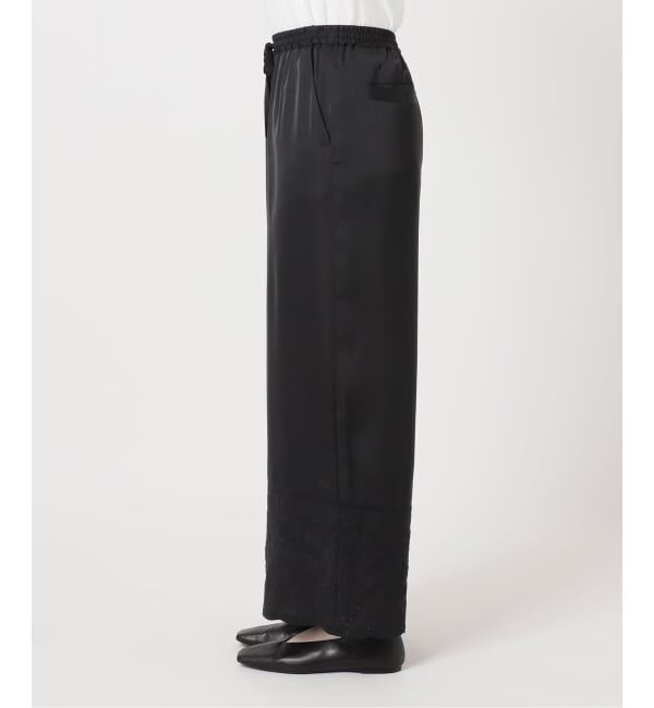 JOURNAL STANDARD relume「サテンエンブロイダリーヘムパンツ」|その他|