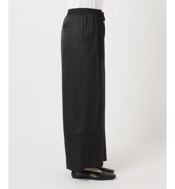 JOURNAL STANDARD relume「サテンエンブロイダリーヘムパンツ」|その他|