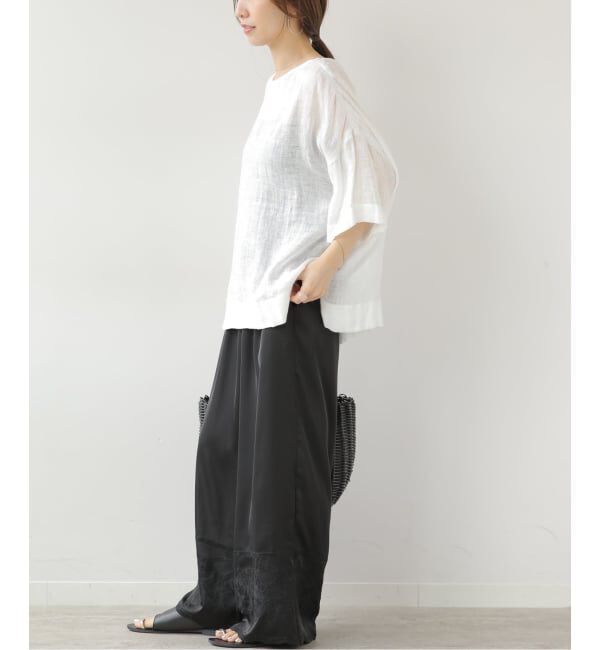 JOURNAL STANDARD relume「サテンエンブロイダリーヘムパンツ」|その他|