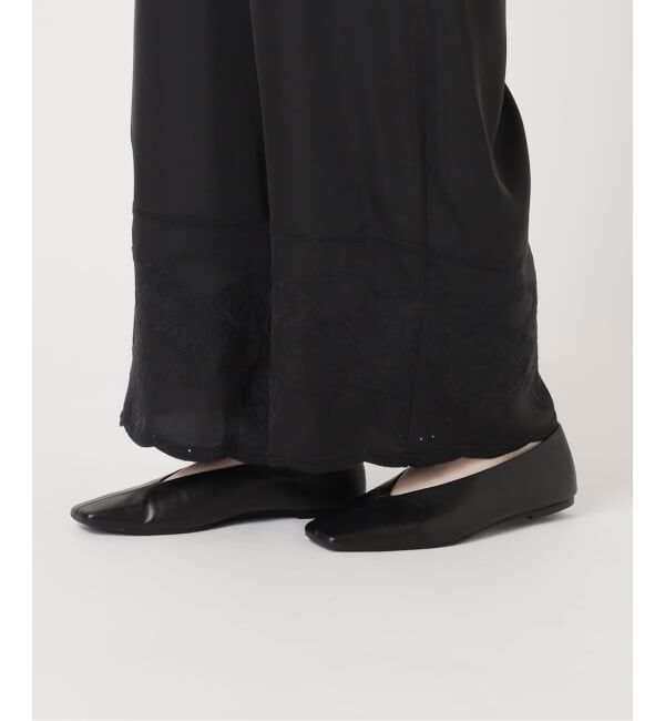 JOURNAL STANDARD relume「サテンエンブロイダリーヘムパンツ」|その他|