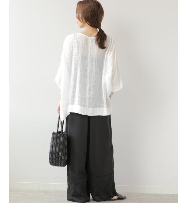 JOURNAL STANDARD relume「サテンエンブロイダリーヘムパンツ」|その他|