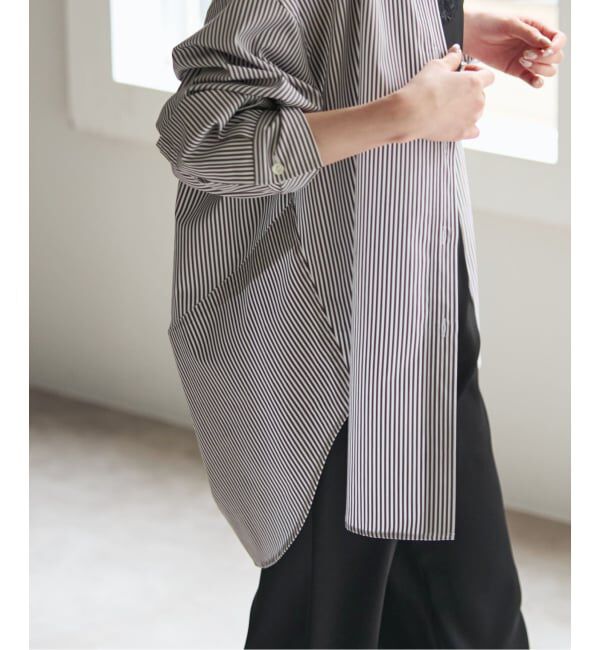 NOBLE「【洗える】フィルロワコットンオーバーシャツ」|シャツ・ブラウス|