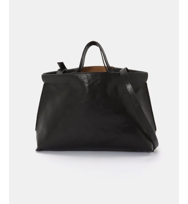 FRAMeWORK「Bea mombaers TUMBLED LEATHER バッグ」|ショルダー・メッセンジャー|ブラック